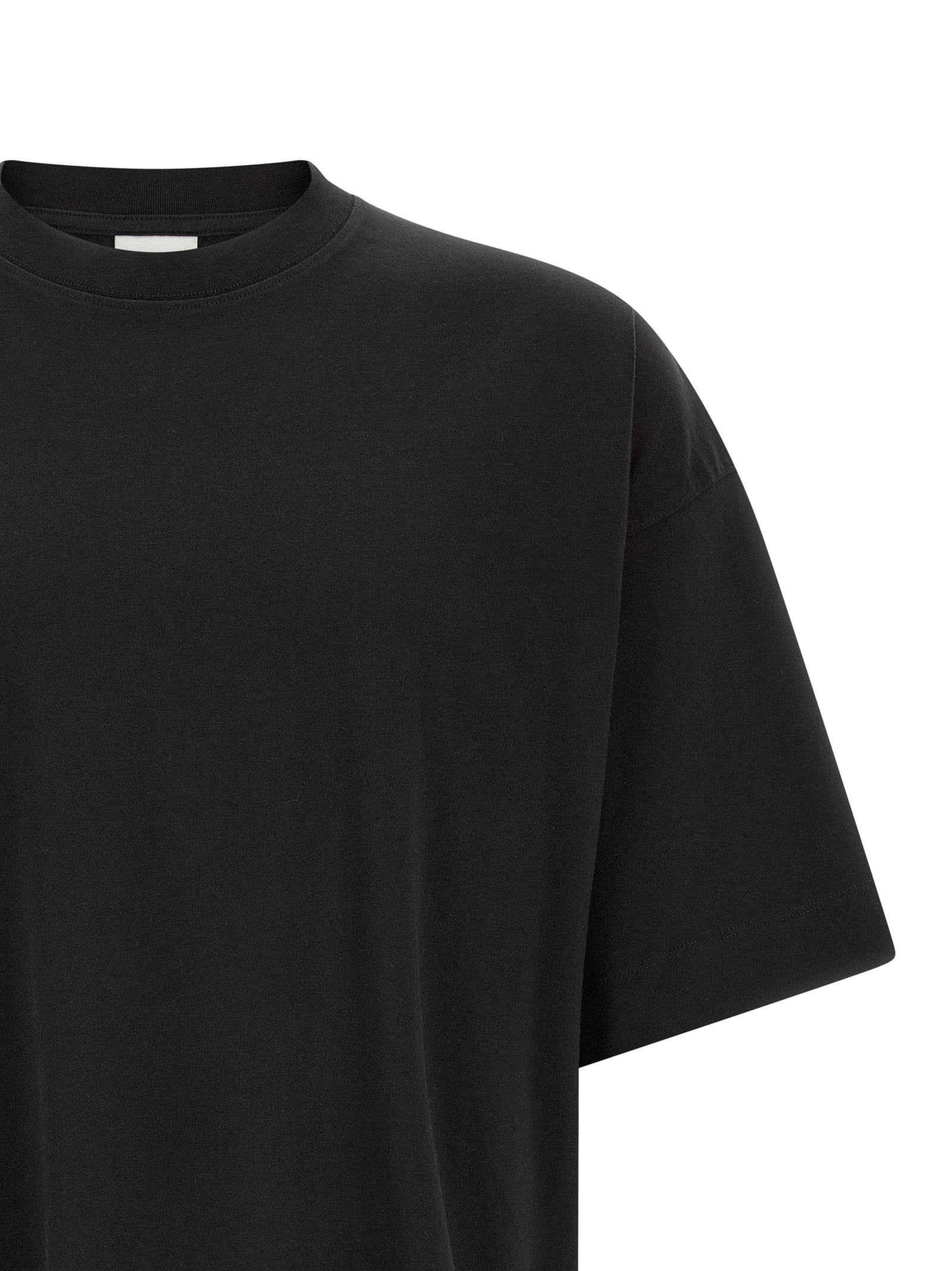 Black Cotton T-Shirt