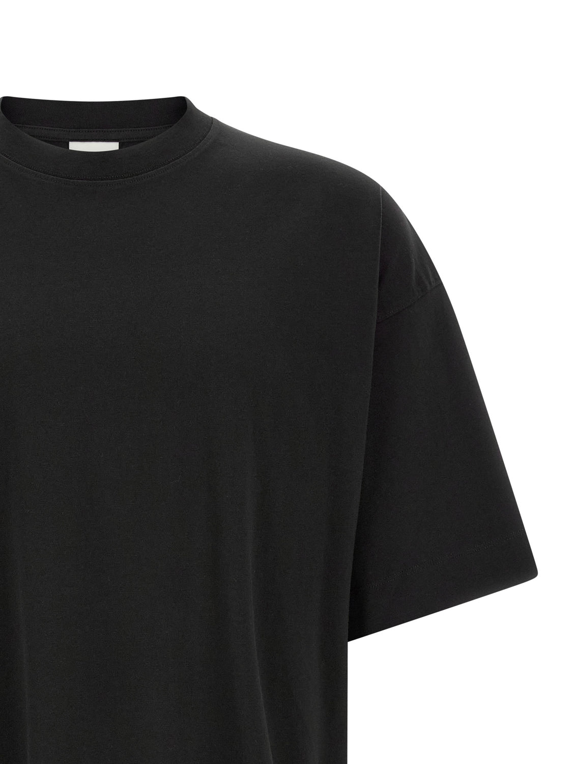 Black Cotton T-Shirt