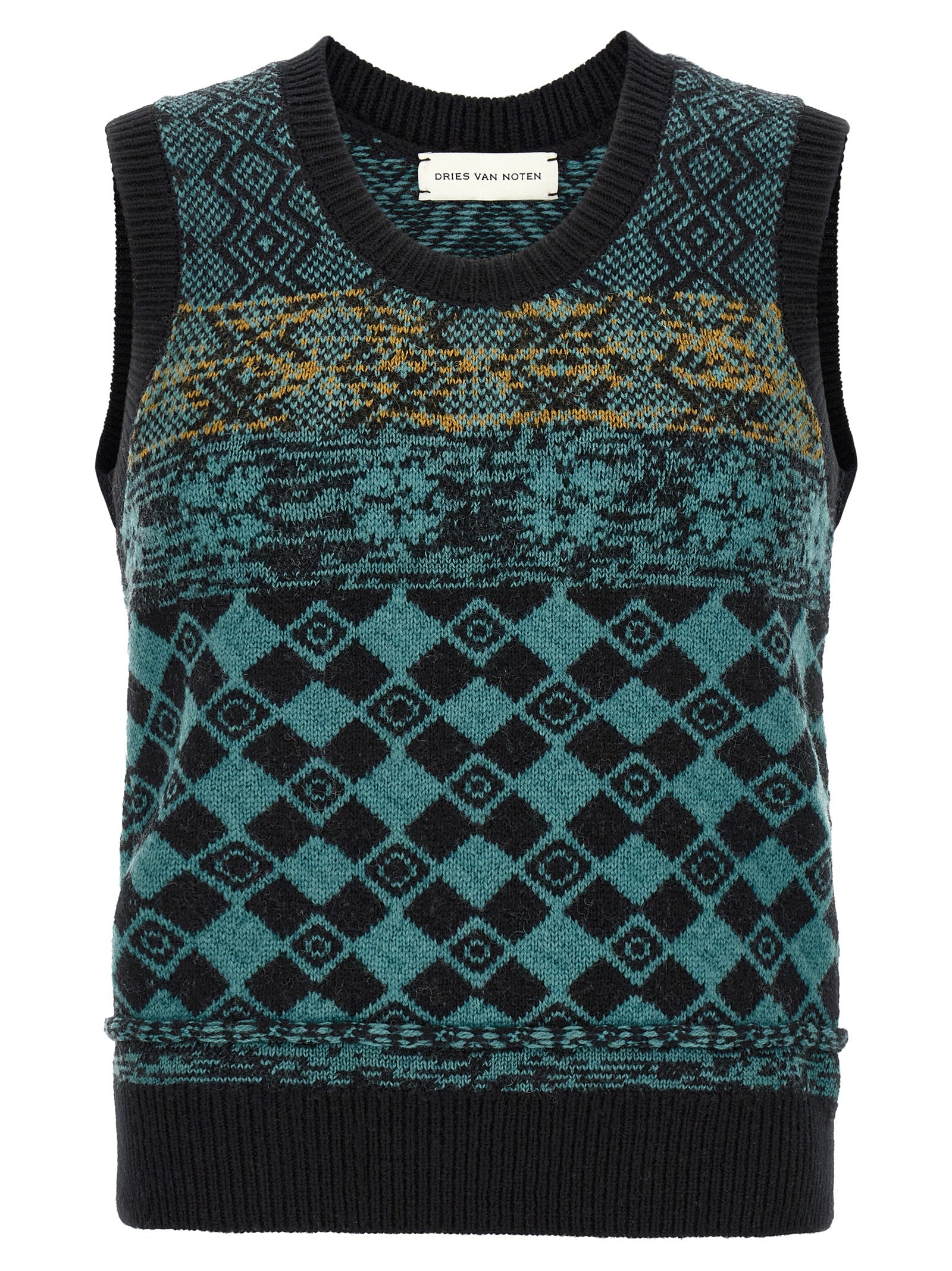 Multicolor Wool Cardigan