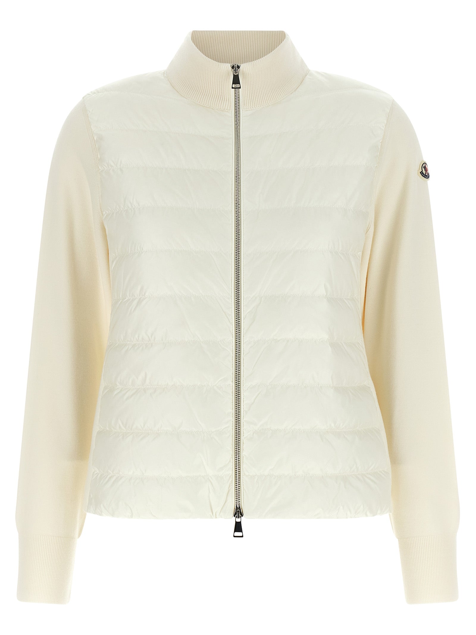 White Polyamide Cardigan