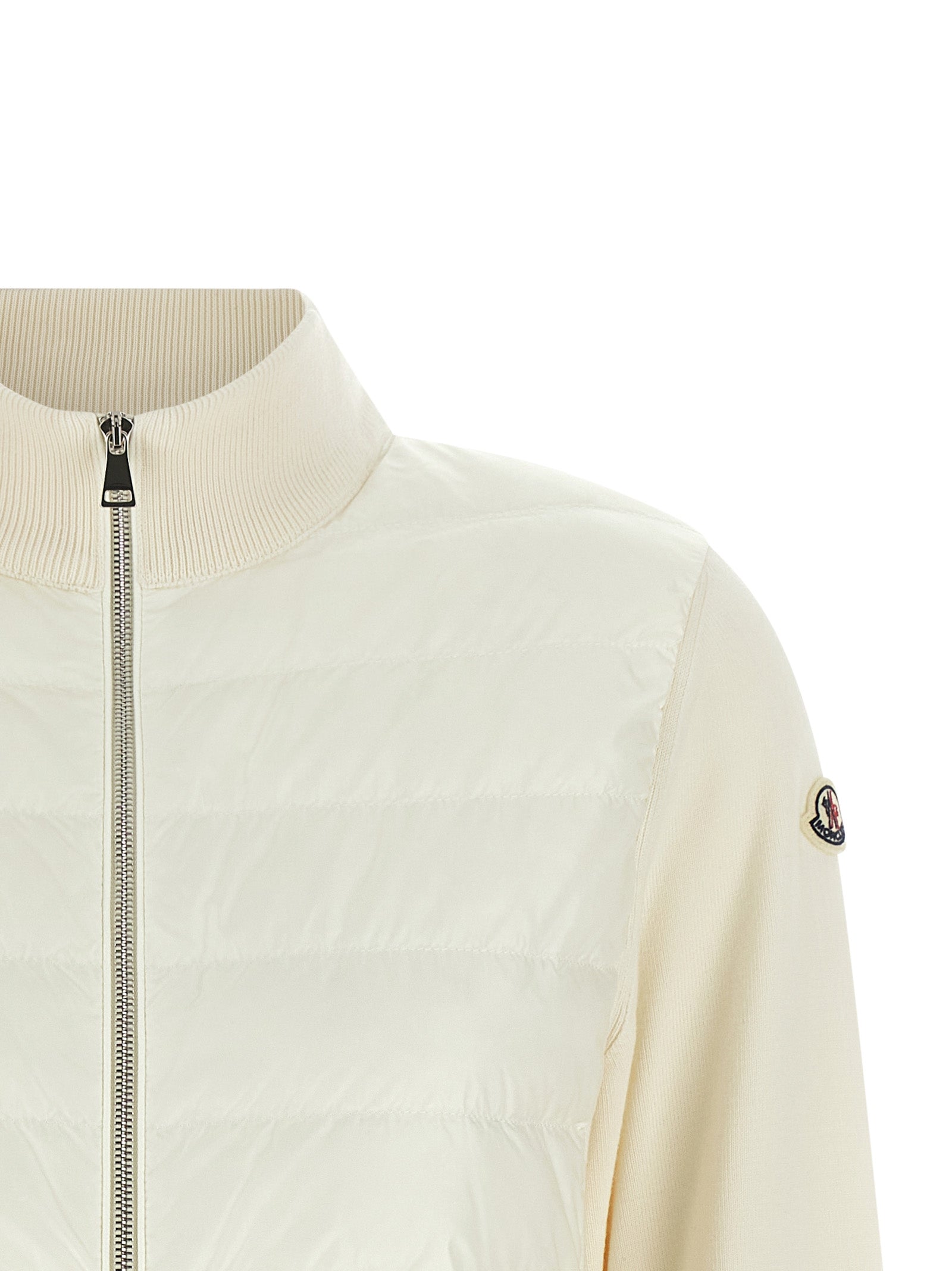 White Polyamide Cardigan