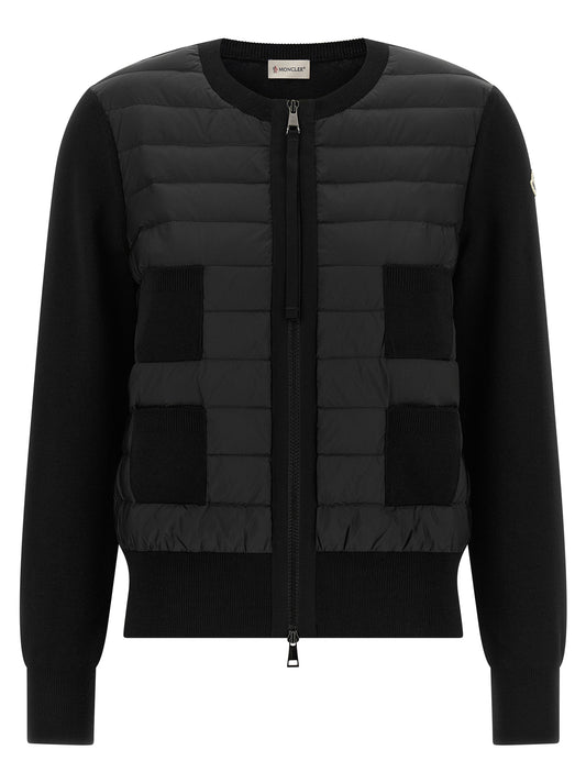 Black Polyamide Cardigan