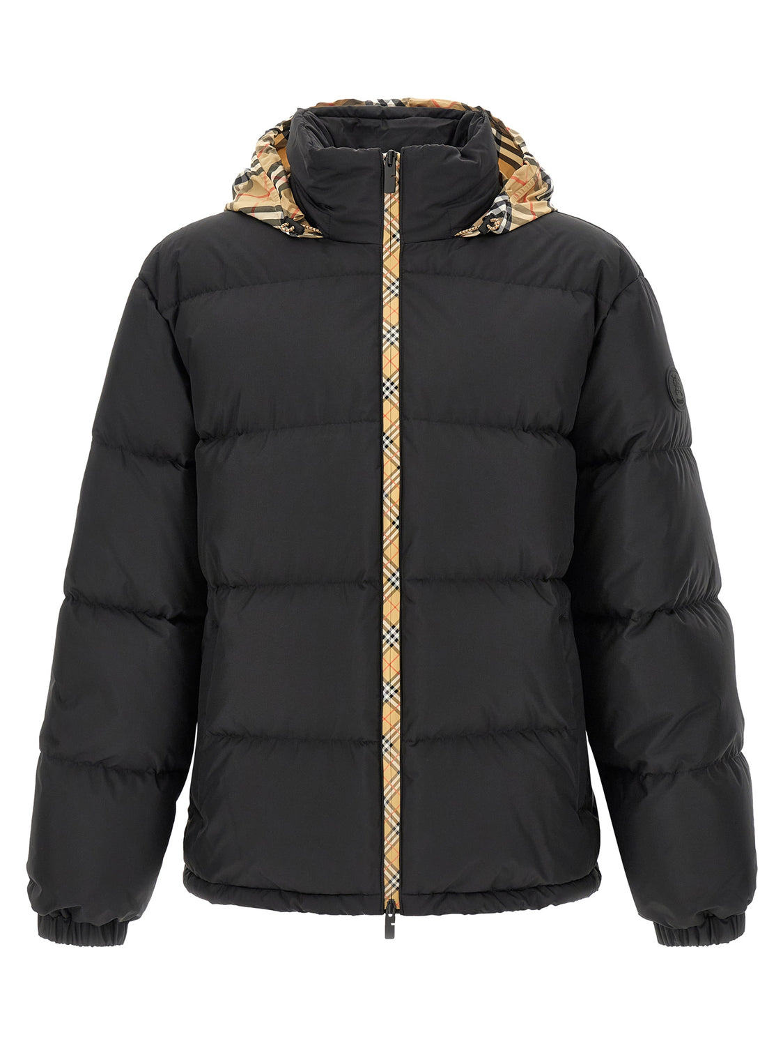 Black Polyester Parka