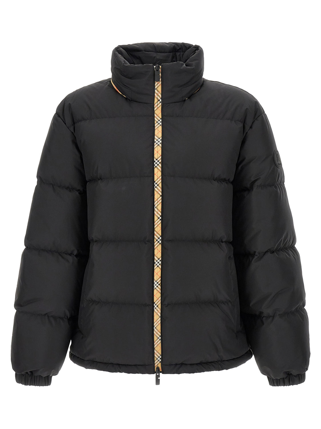 Black Polyester Parka