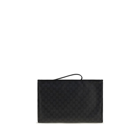 Black Cotton Shoulder Bag