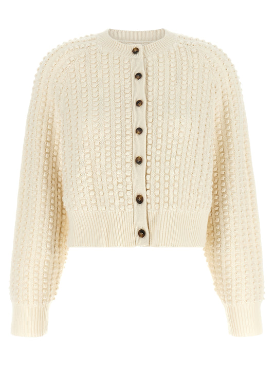 White Cashmere Cardigan