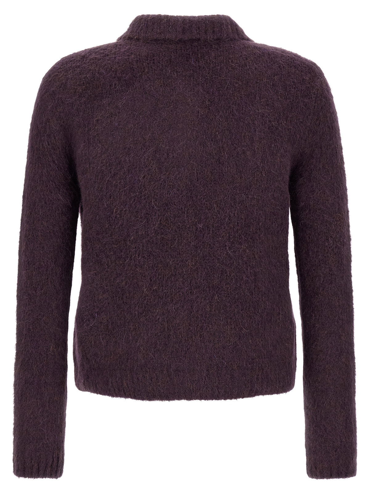 Purple Wool Cardigan