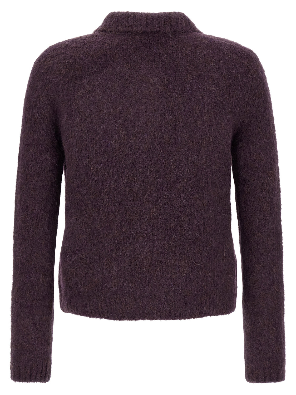 Purple Wool Cardigan
