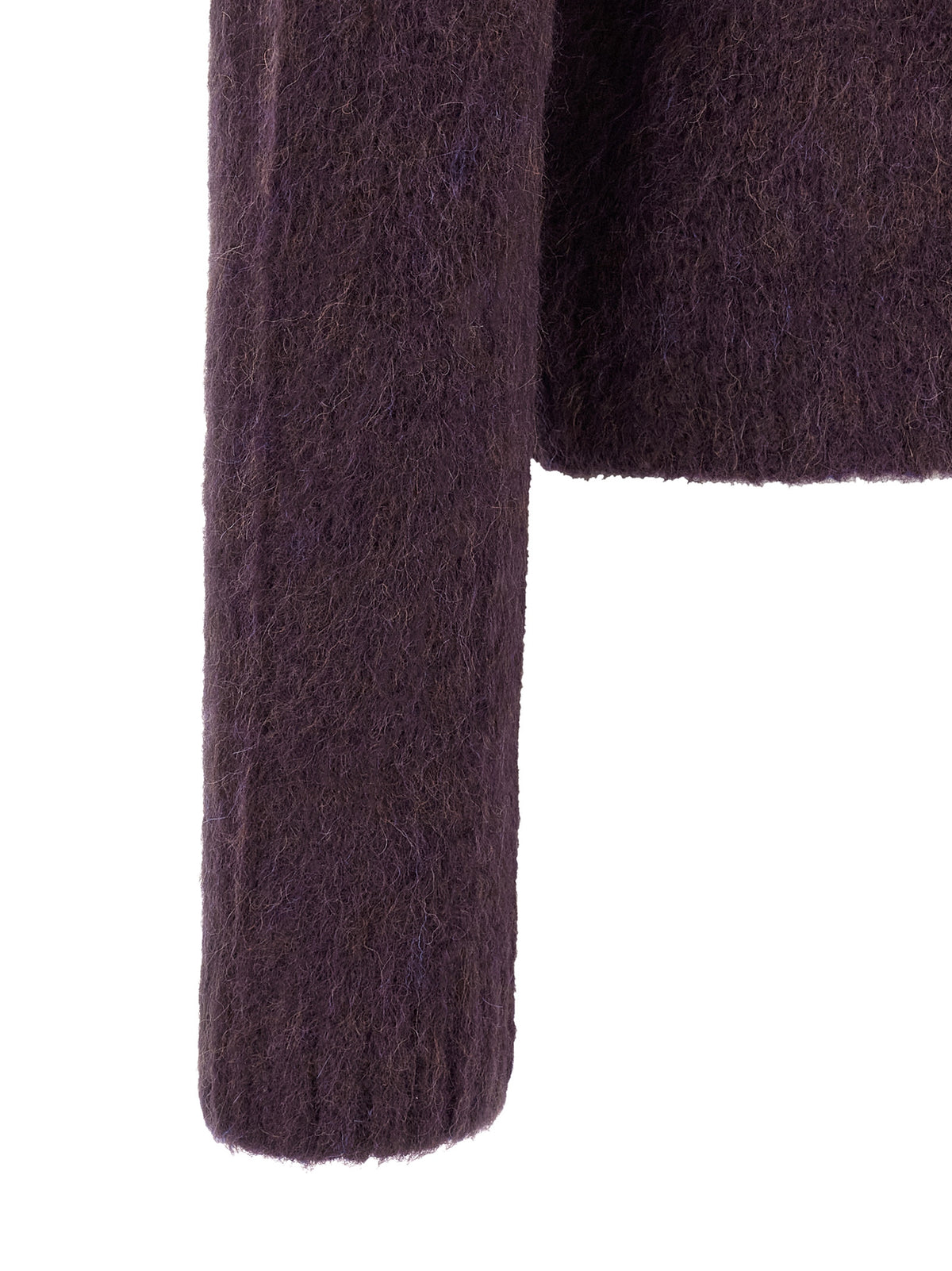 Purple Wool Cardigan