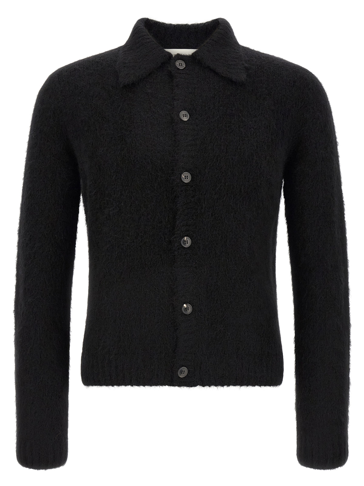 Black Wool Cardigan