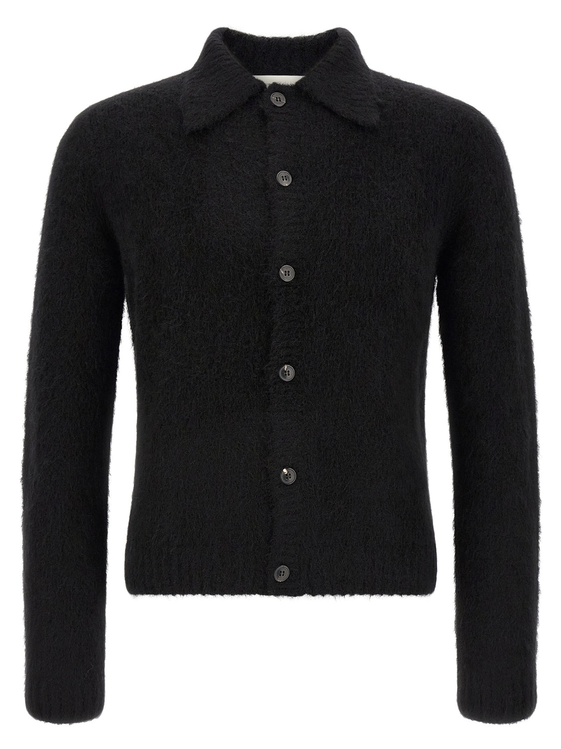 Black Wool Cardigan