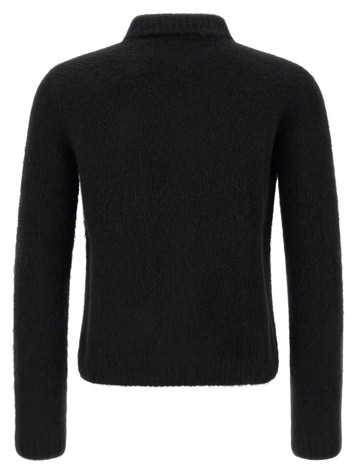 Black Wool Cardigan