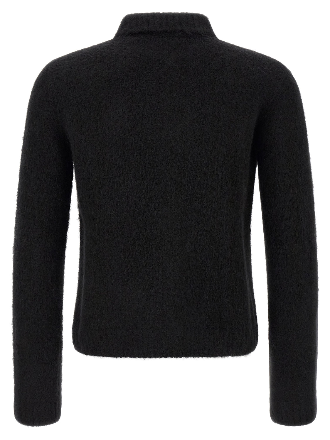 Black Wool Cardigan