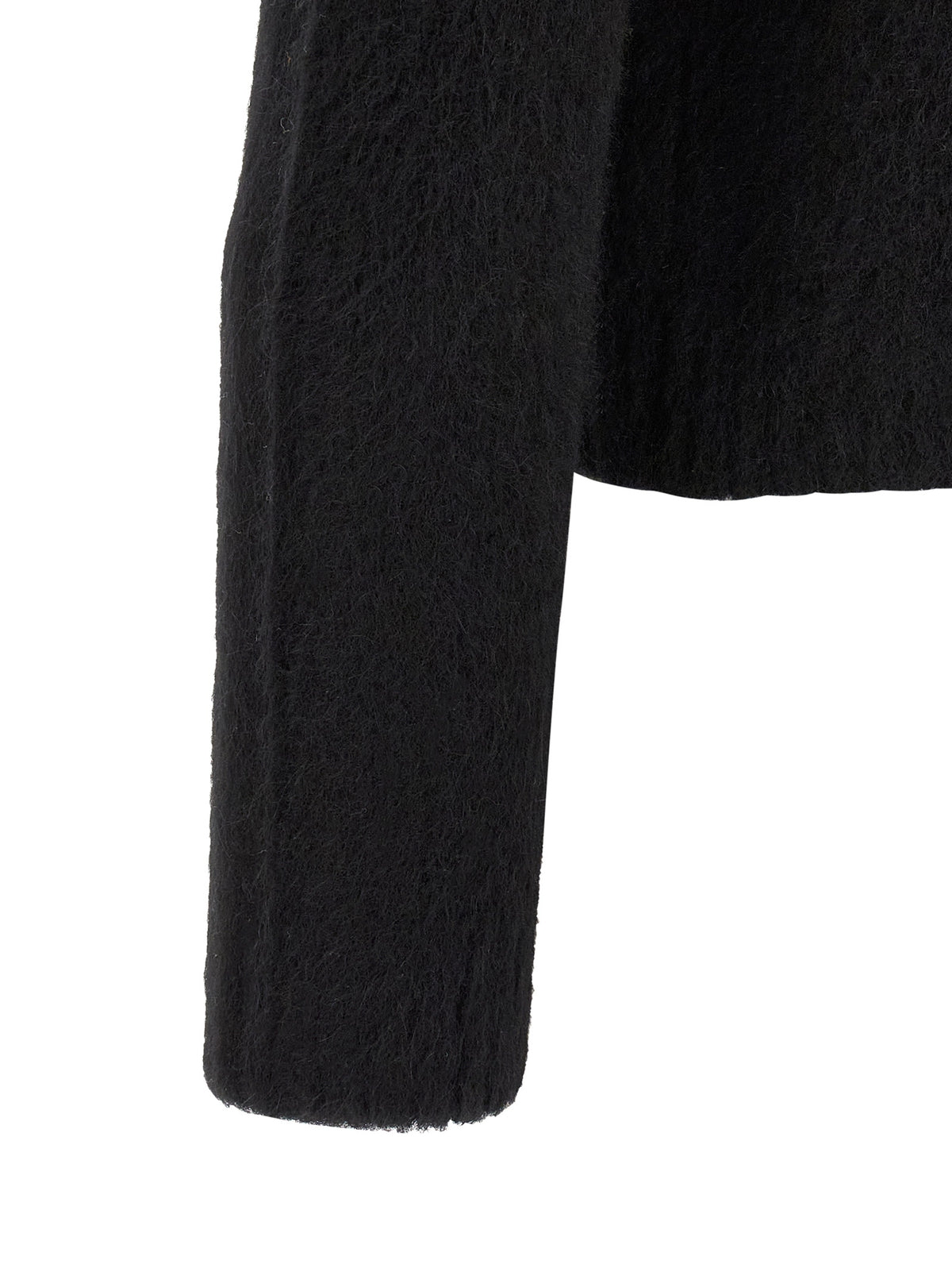 Black Wool Cardigan