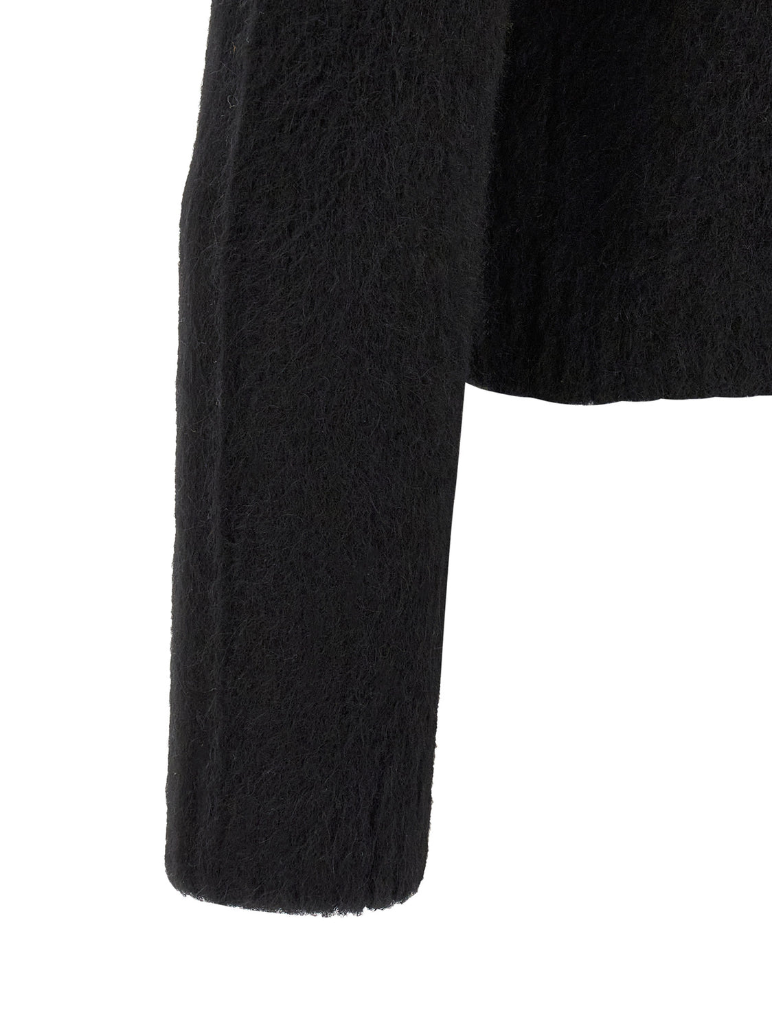 Black Wool Cardigan