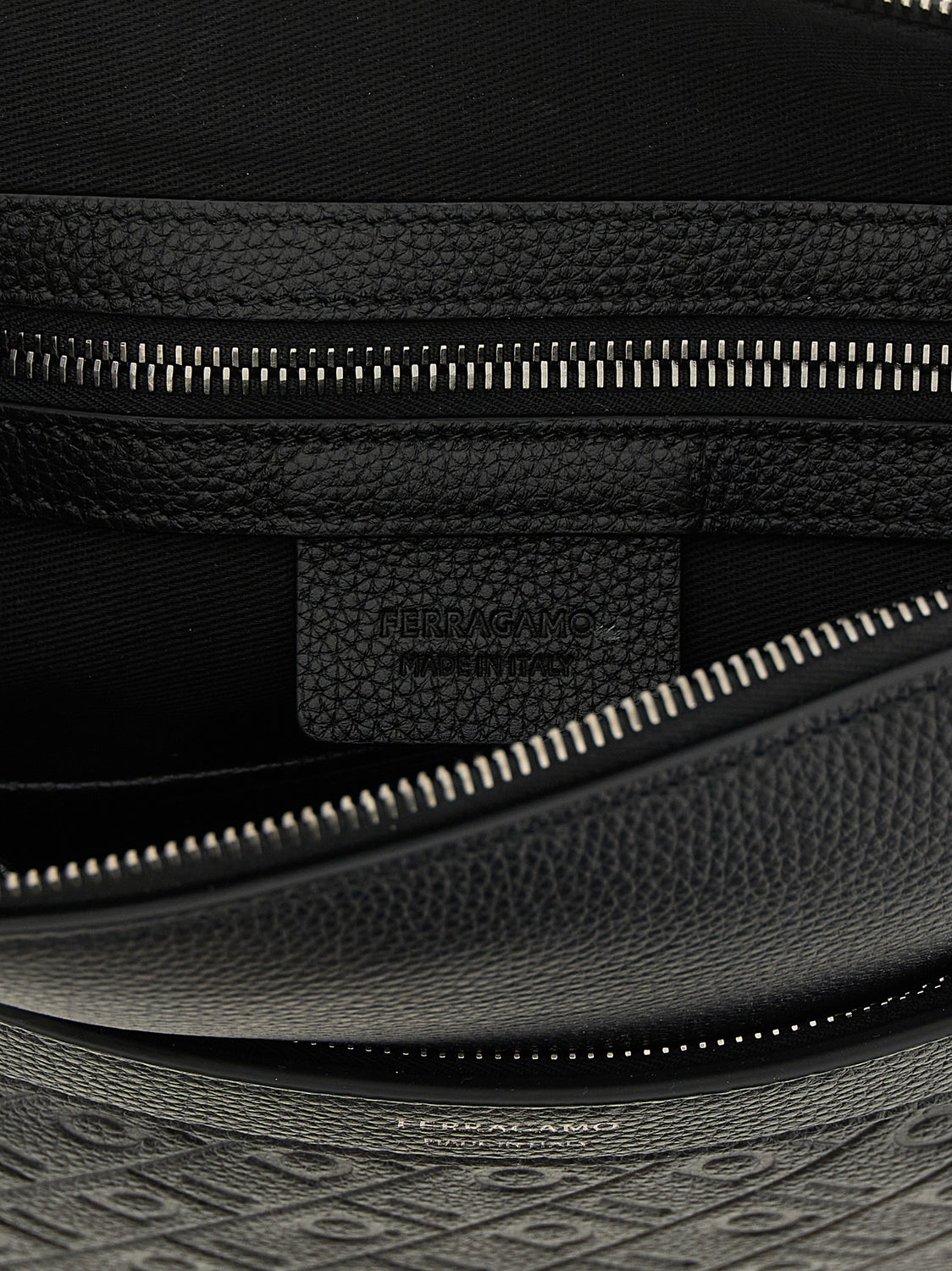 Black Calfskin Crossbody Bag