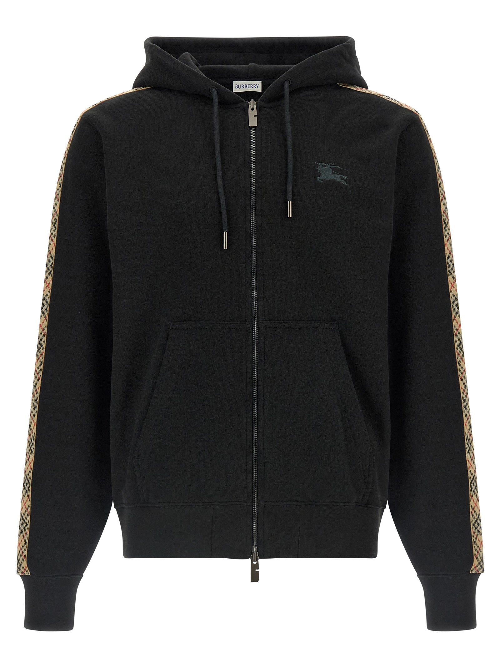 Black Cotton Sweatshirt