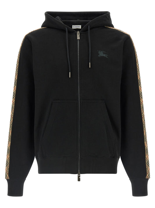 Black Cotton Sweatshirt
