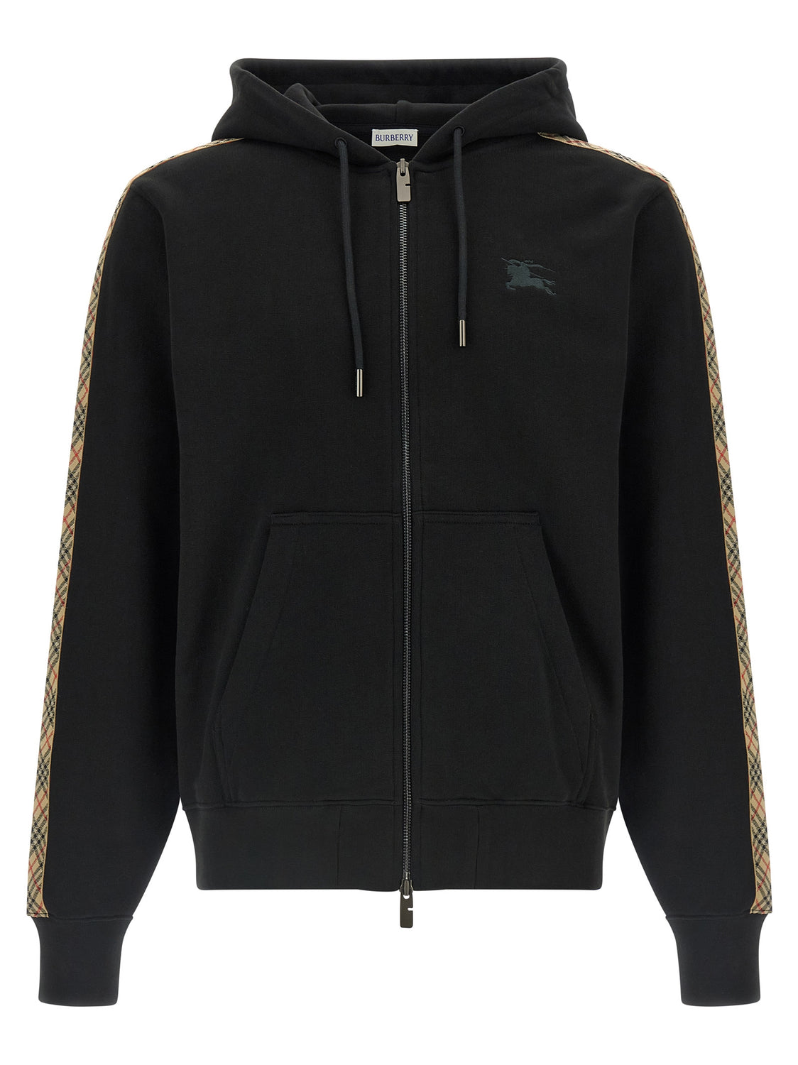 Black Cotton Sweatshirt