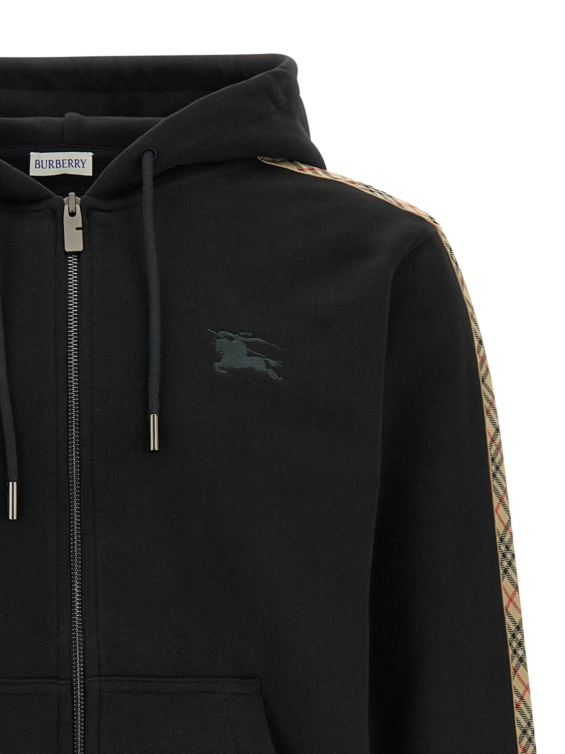 Black Cotton Sweatshirt