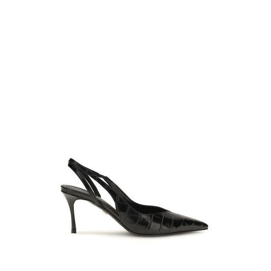 Black Calf Leather Bos Taurus Pumps
