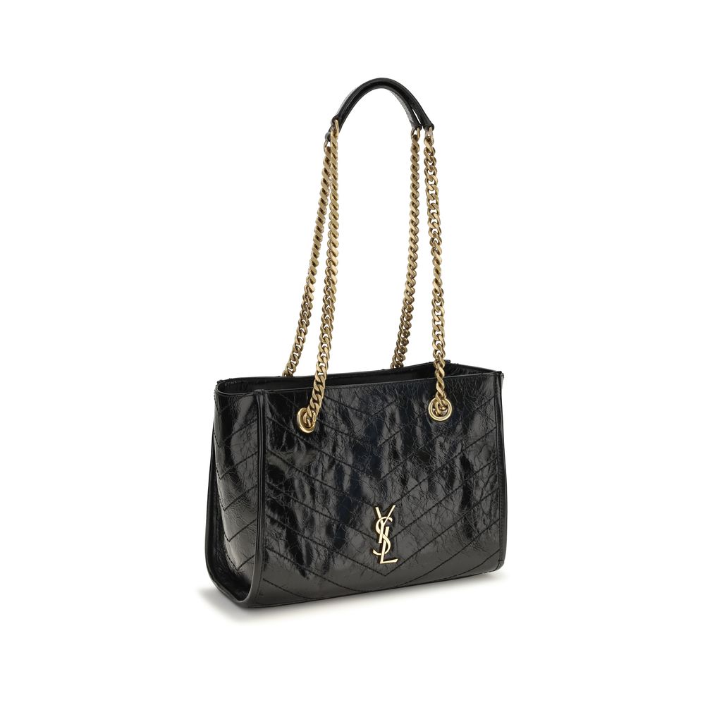 Black Calf Leather Bos Taurus Shoulder Bag