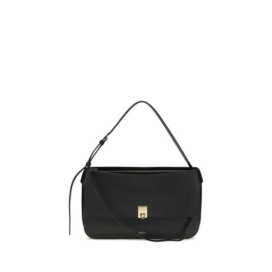 Black Calf Leather Bos Taurus Shoulder Bag