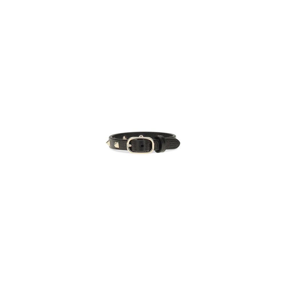 Black Calf Leather Bos Taurus Bracelet