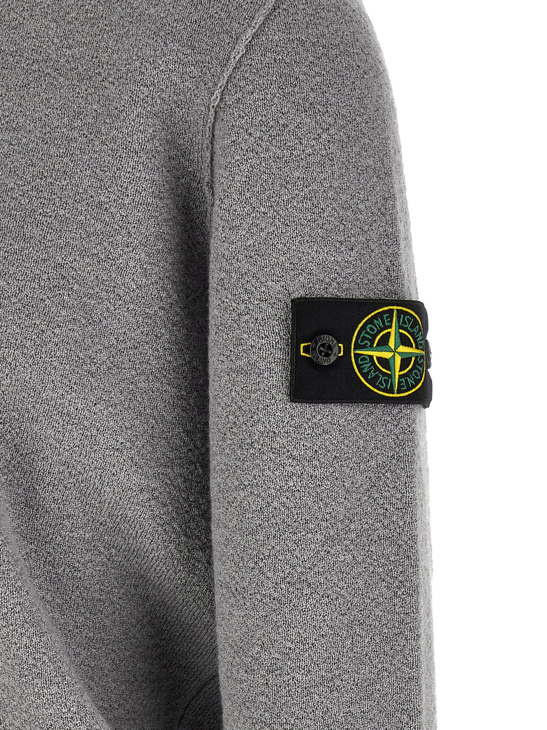 Gray Virgin Wool Cardigan