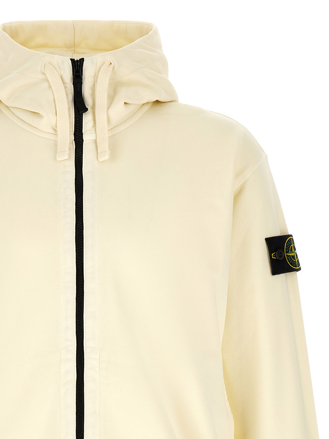 White Cotton Sweatshirt