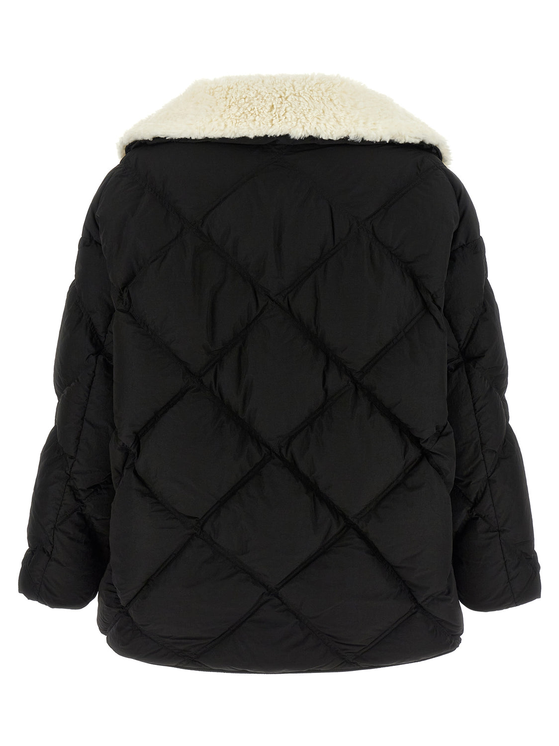 Black Nylon Full-Length Jacket