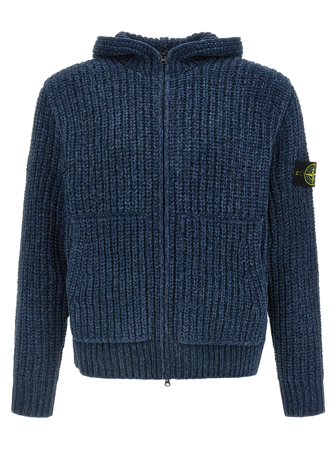 Blue Cotton Cardigan