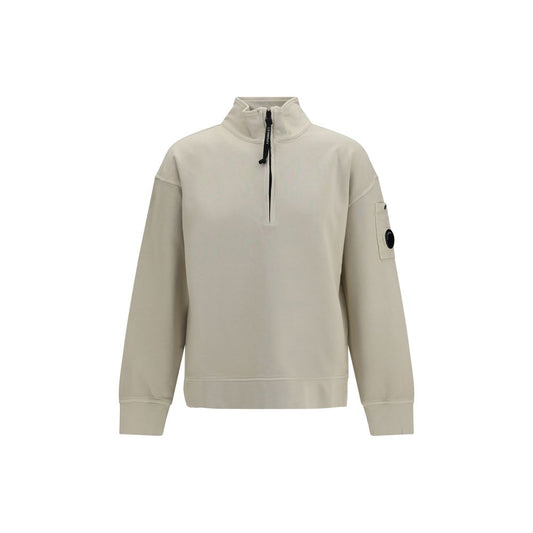 Beige Cotton Sweatshirt