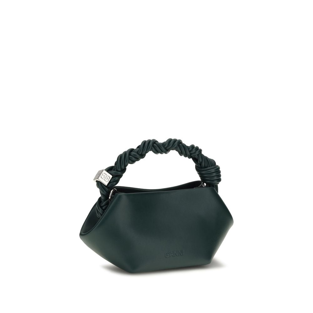 Bicolor Recycled Leather Shoulder Bag