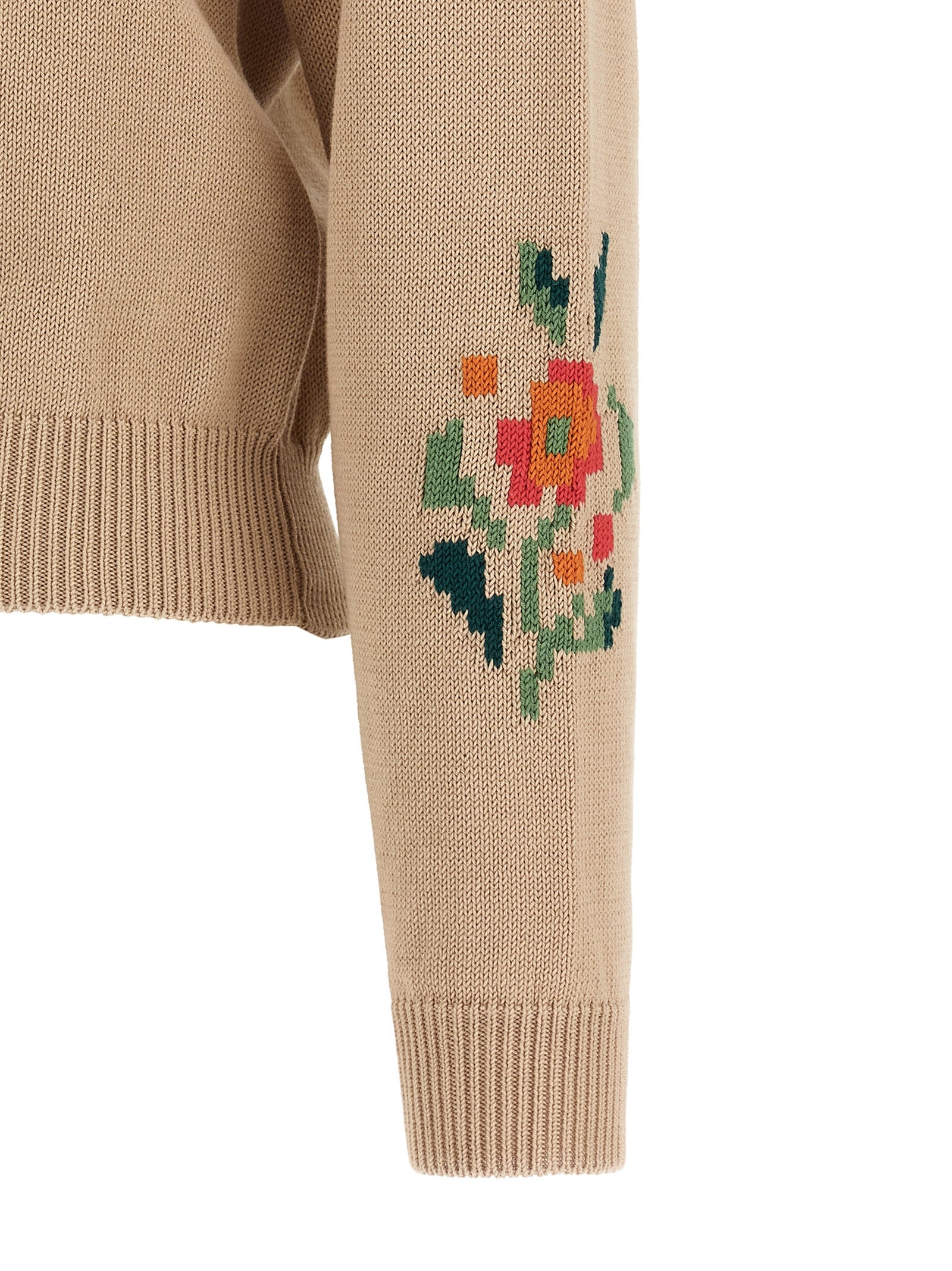 Beige Cotton Cardigan