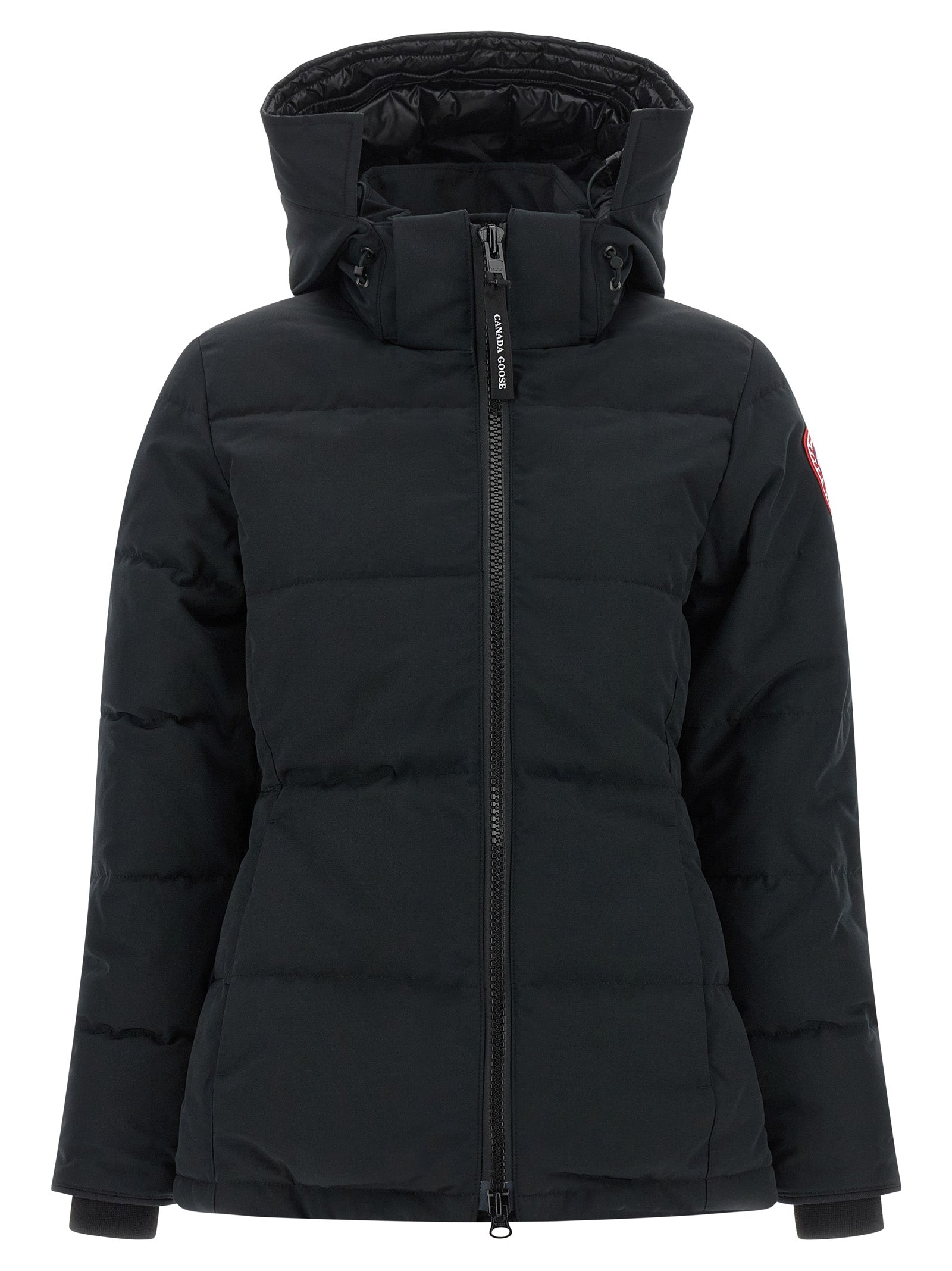 Black Polyester Parka