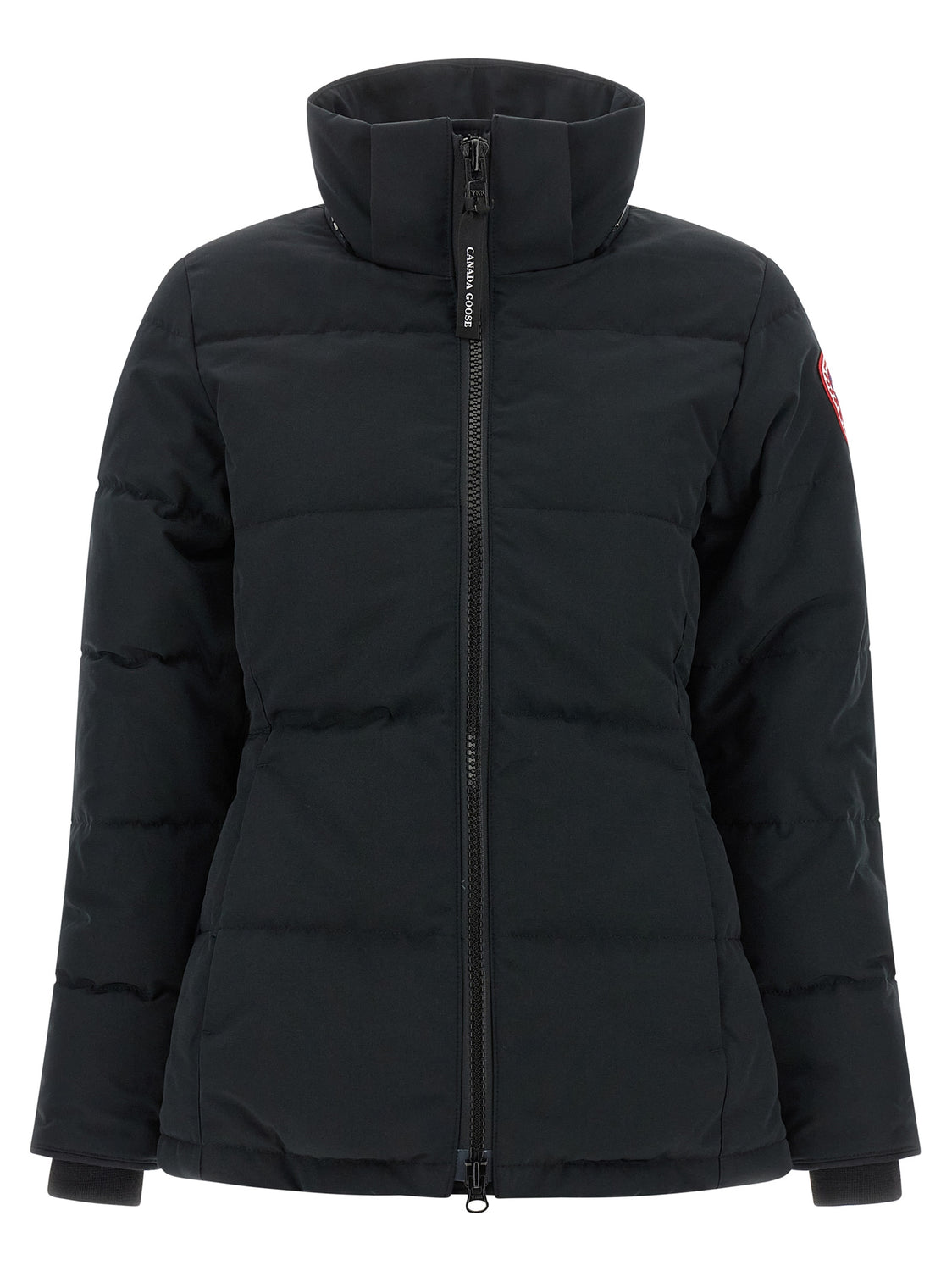 Black Polyester Parka