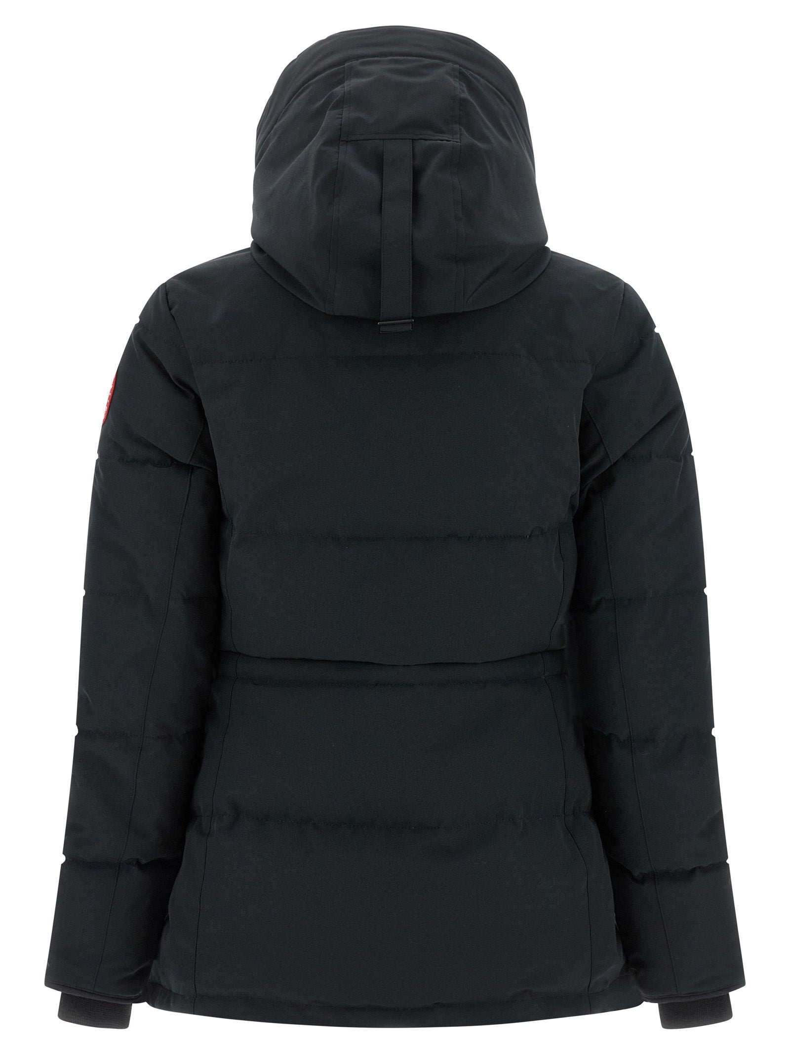 Black Polyester Parka