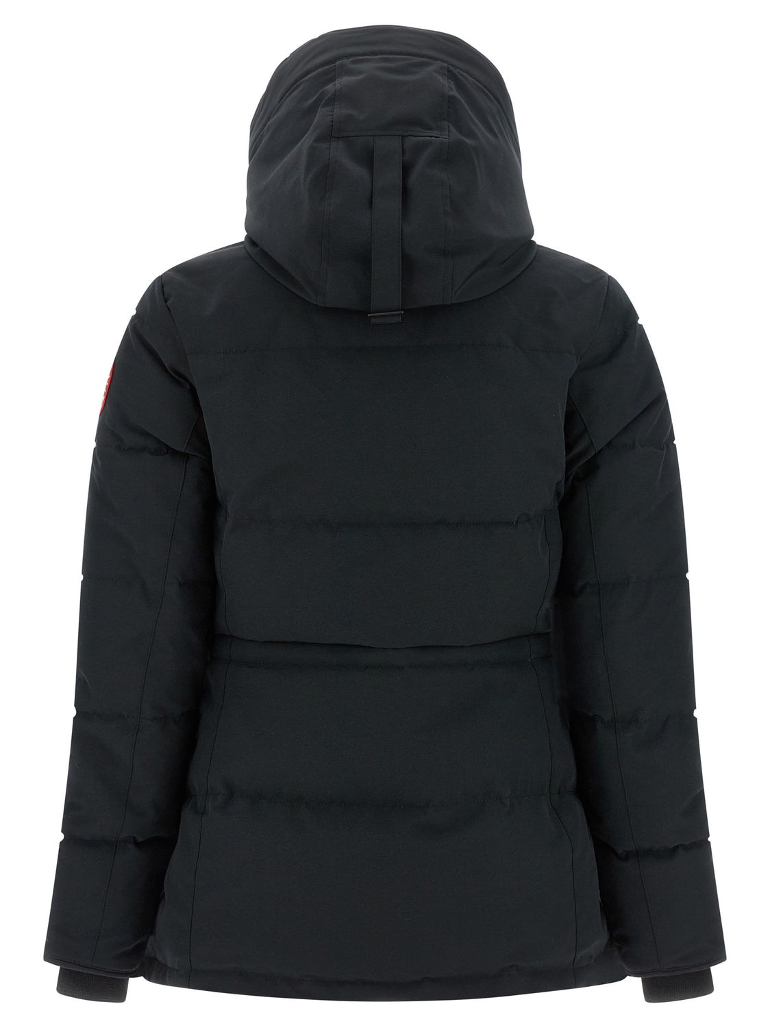 Black Polyester Parka