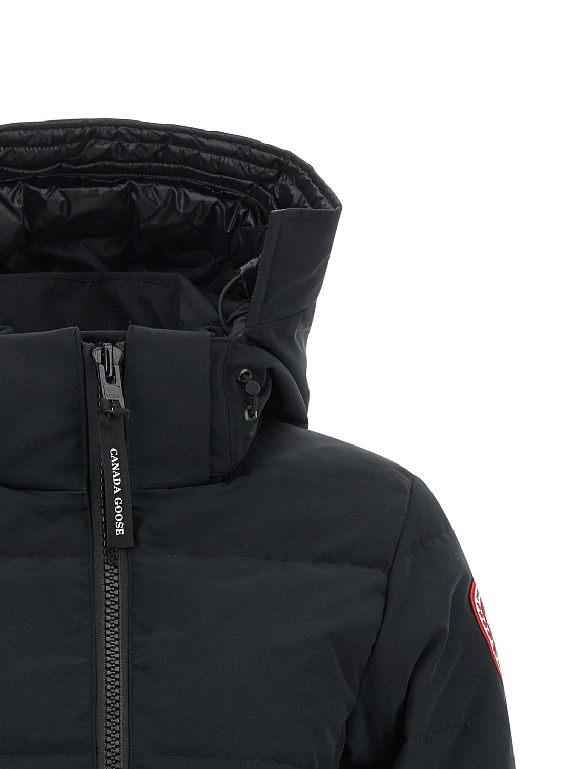 Black Polyester Parka