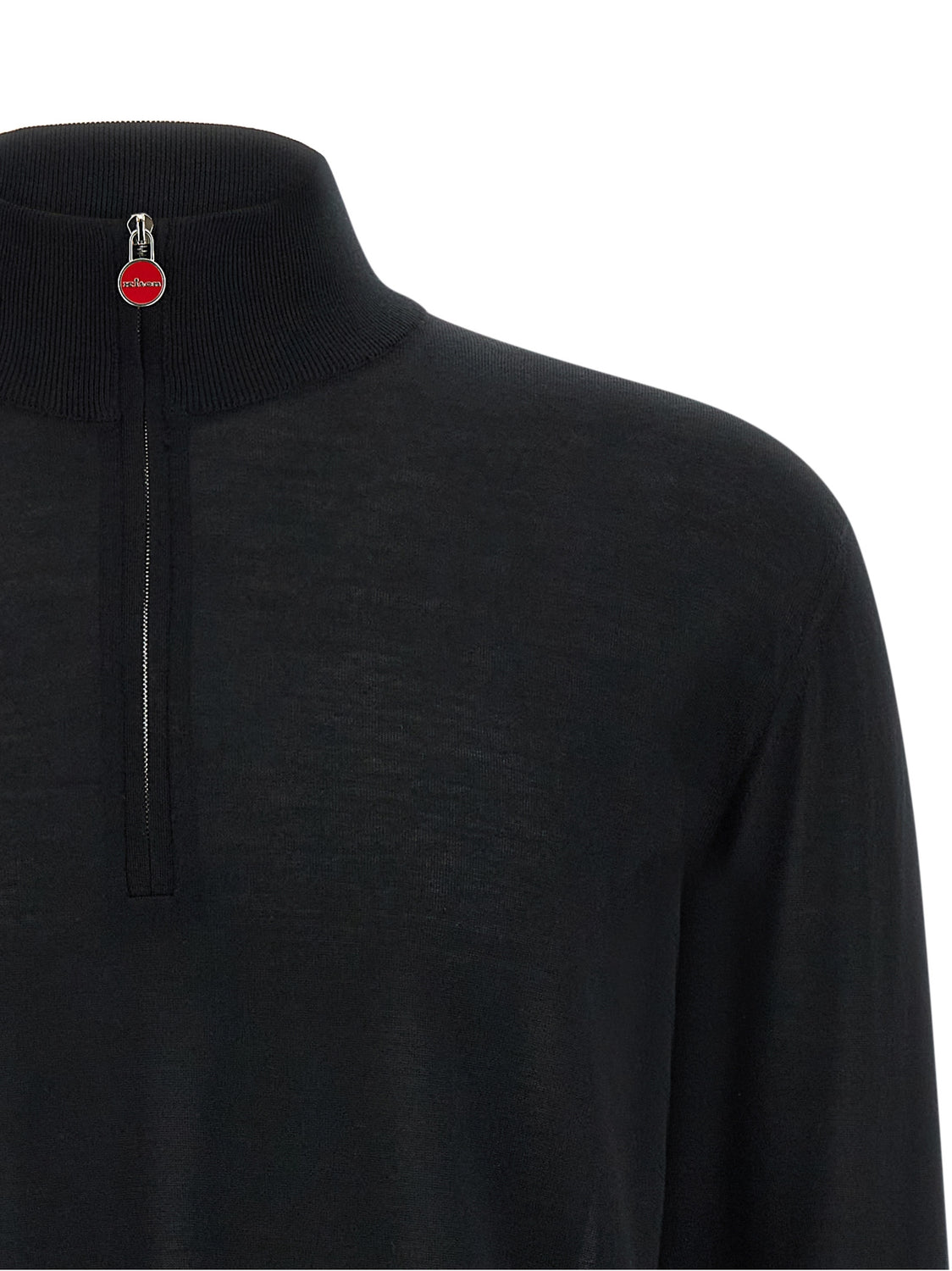 Black Wool Cardigan