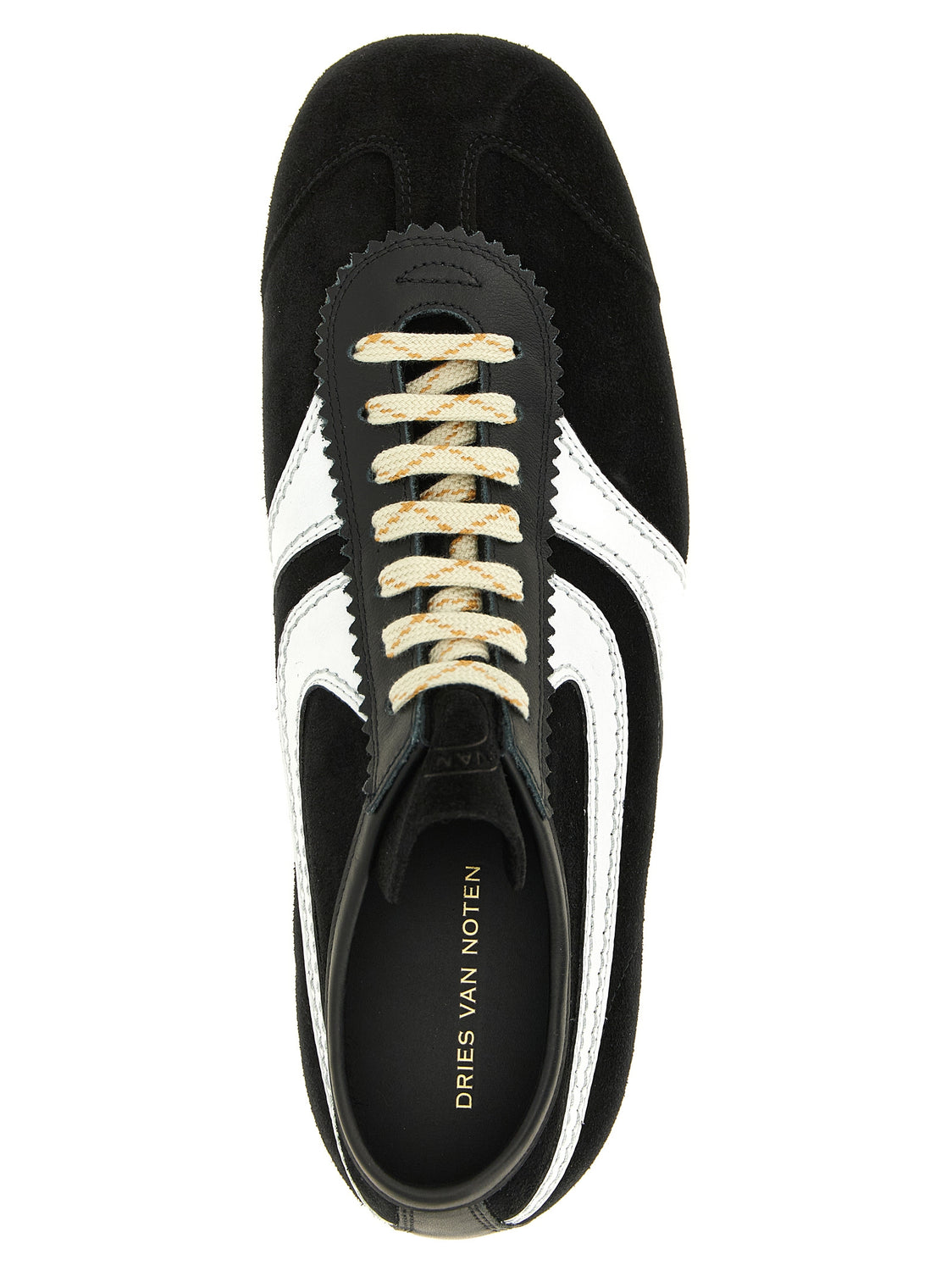 Bicolor Calfskin Athletic Sneakers