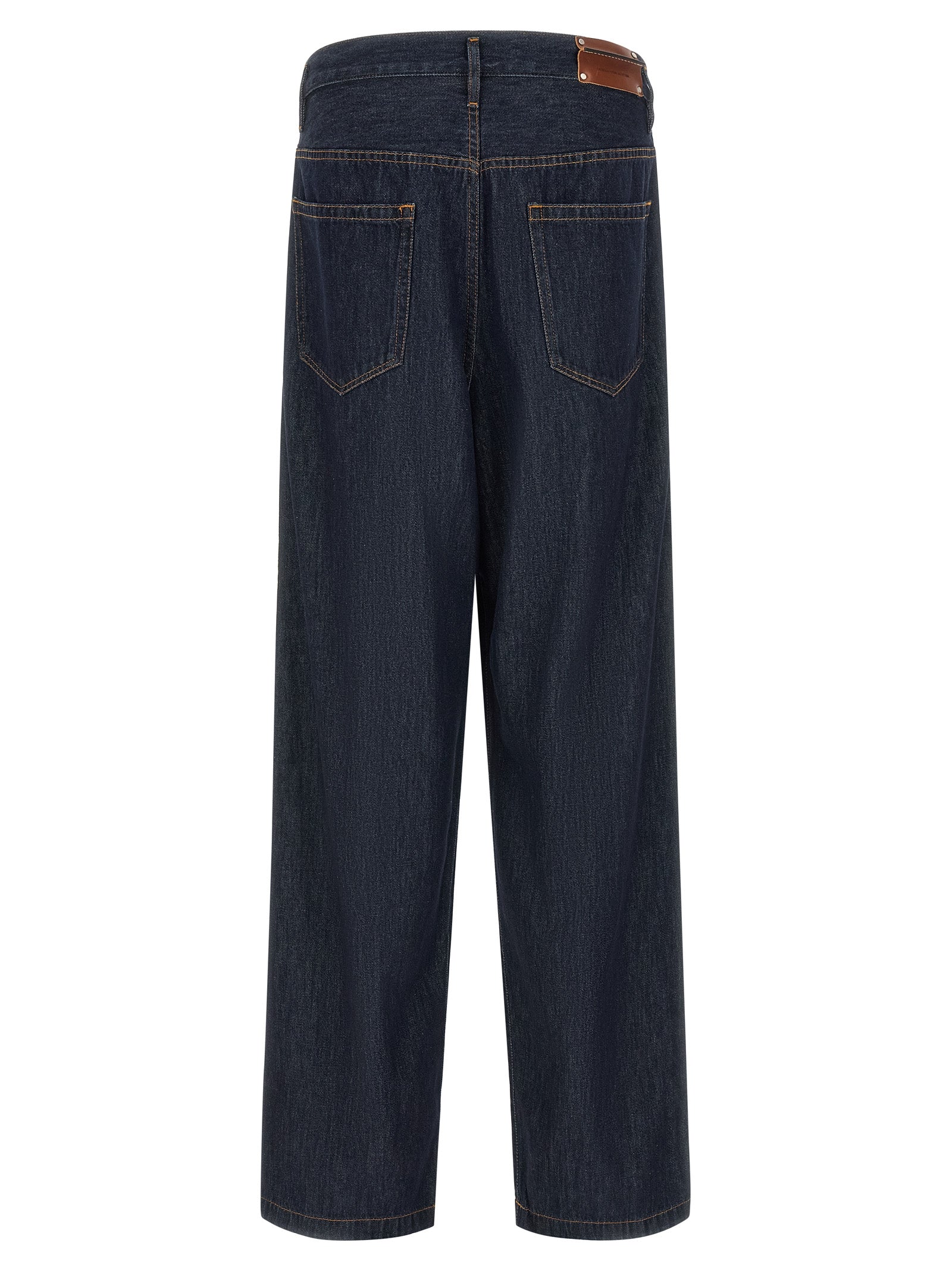 Blue Cotton Jeans Denim