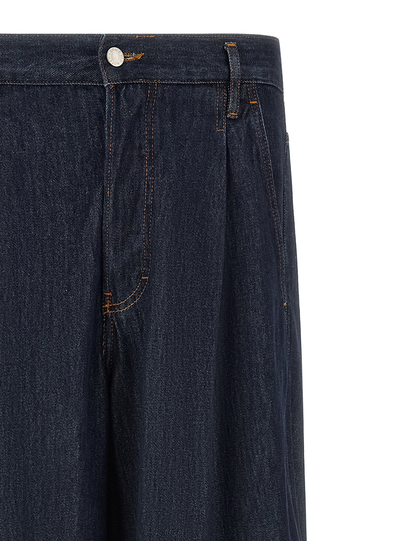 Blue Cotton Jeans Denim