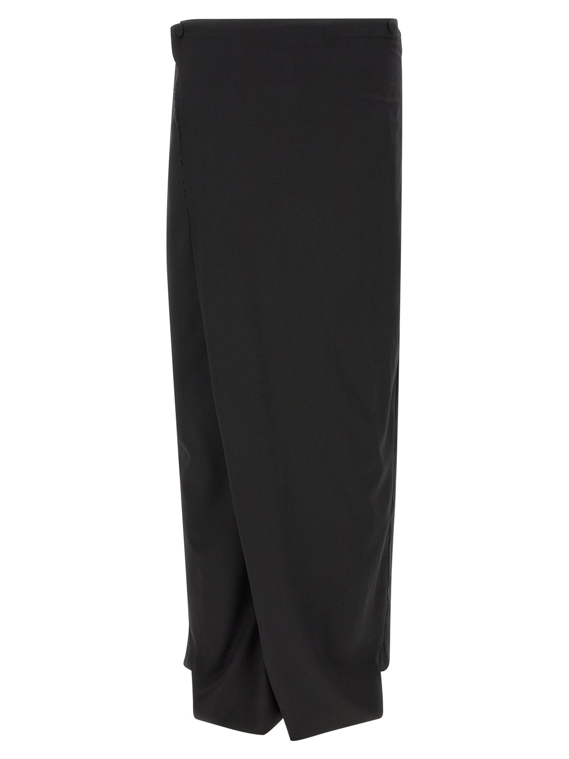 Black Virgin Wool Dress Pants