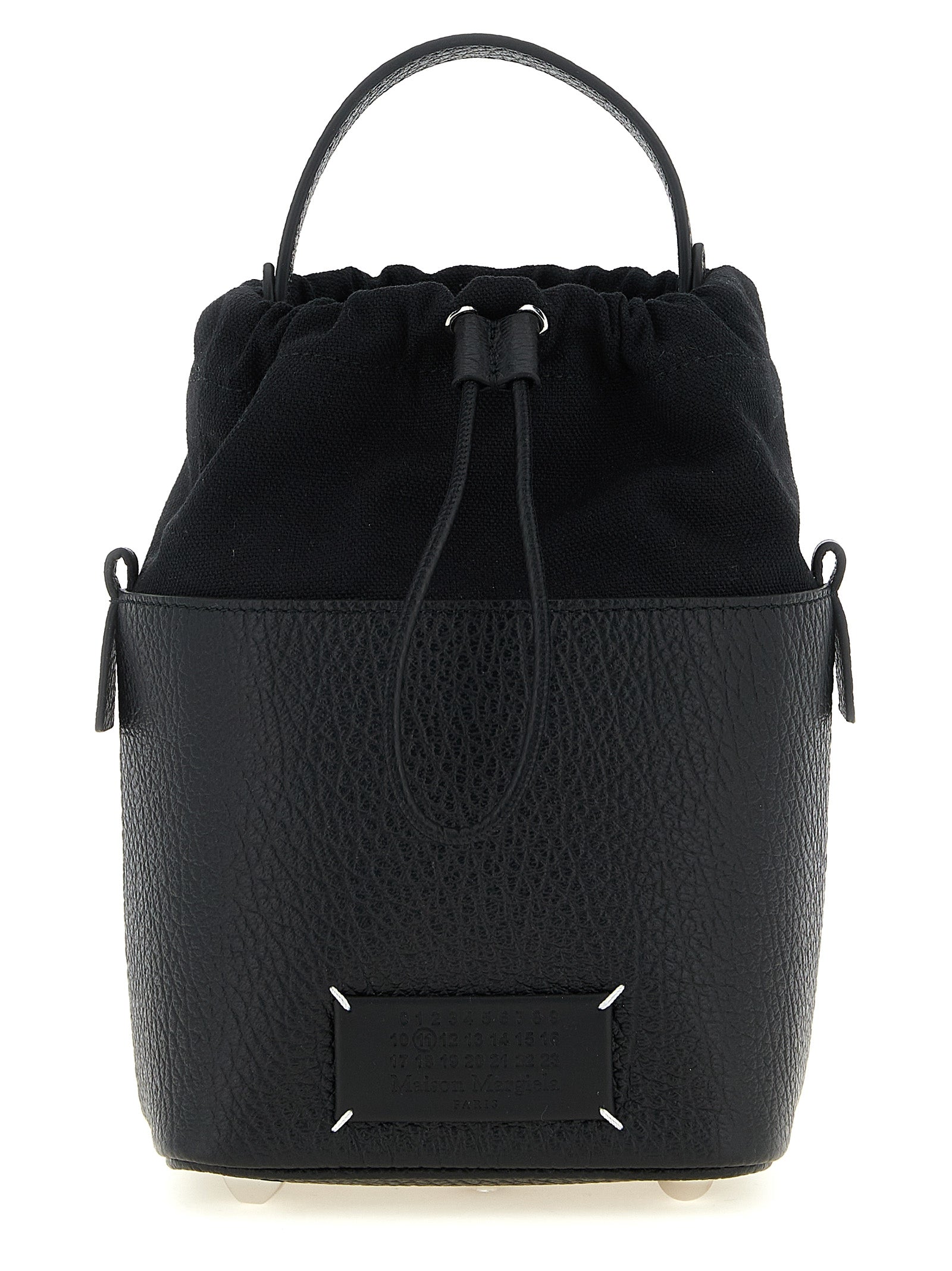 Black Calfskin Shoulder Bag
