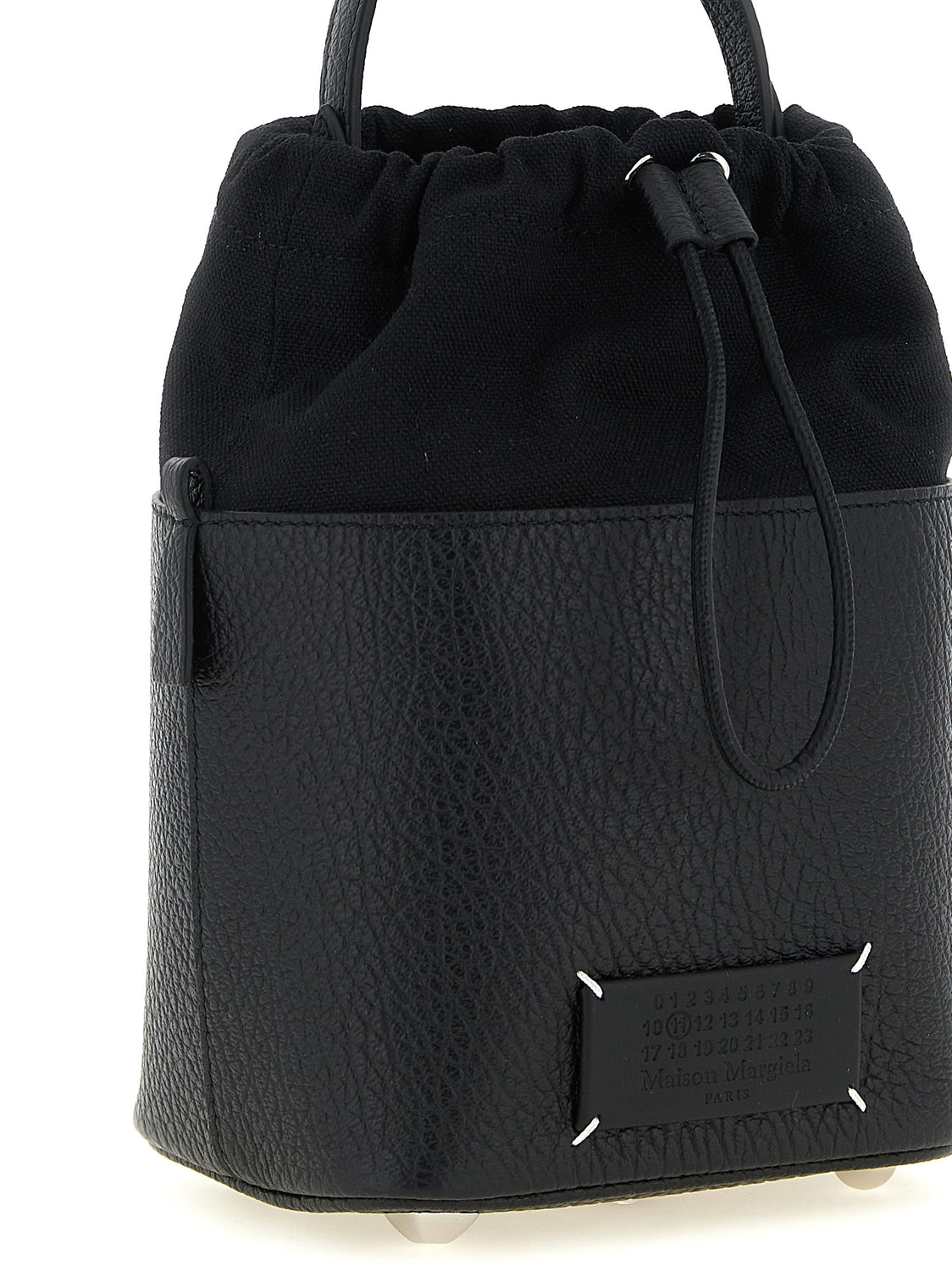 Black Calfskin Shoulder Bag