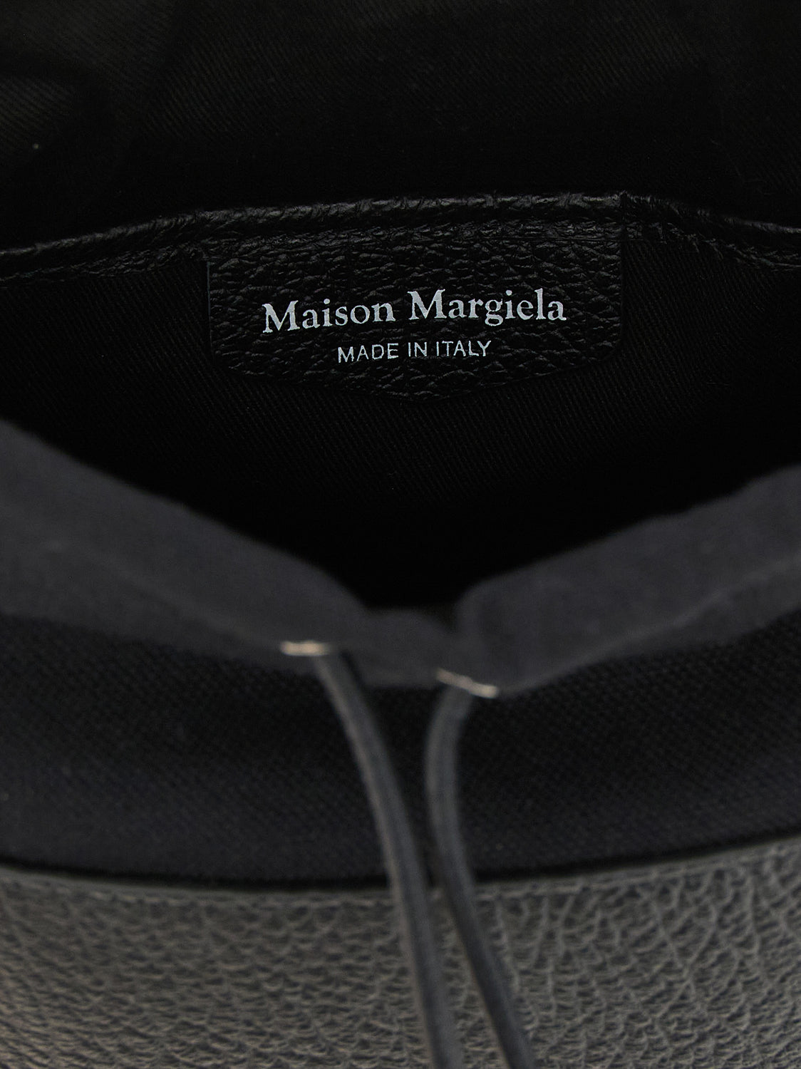 Black Calfskin Shoulder Bag