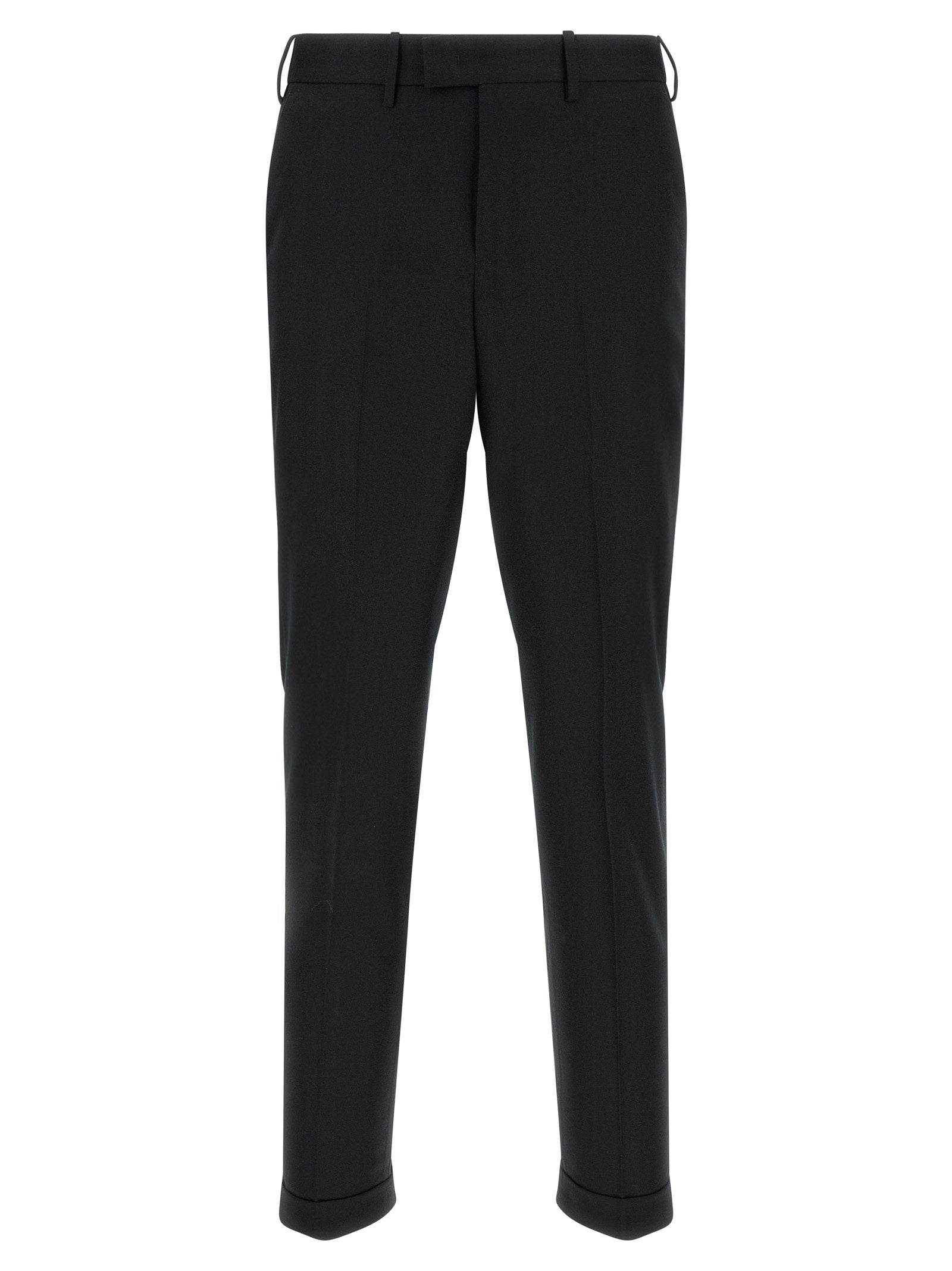 Black Virgin Wool Dress Pants