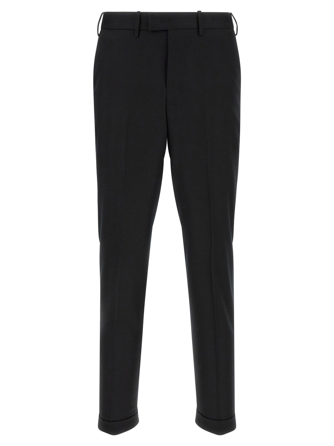 Black Virgin Wool Dress Pants